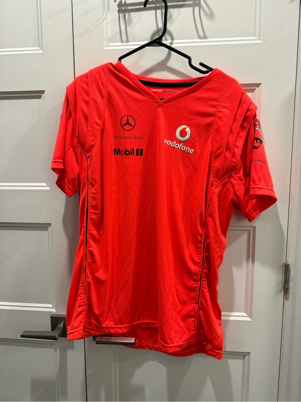 Vintage Vodafone McLaren Mercedes F1 Team Shirt XL 2008 Era